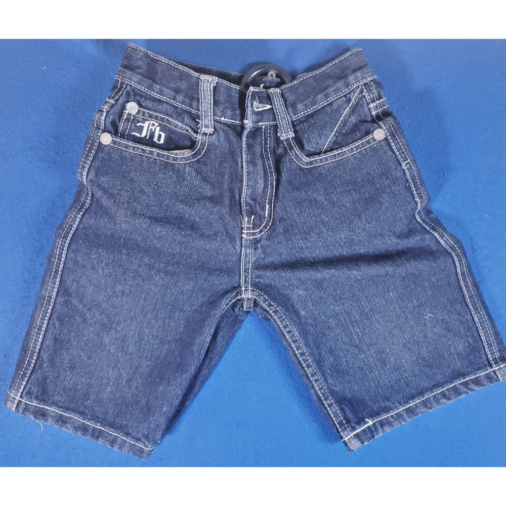 FUBU Youth Kids Boys Size 6 Denim Shorts Embroided